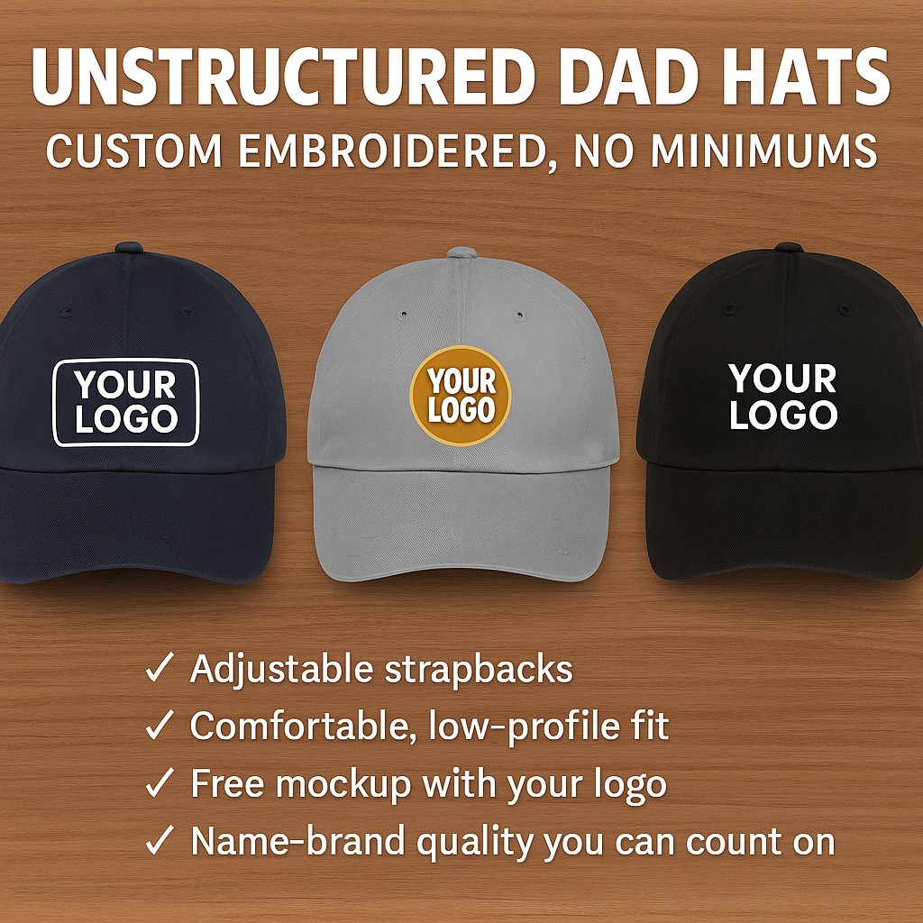 Unstructured Dad Hats