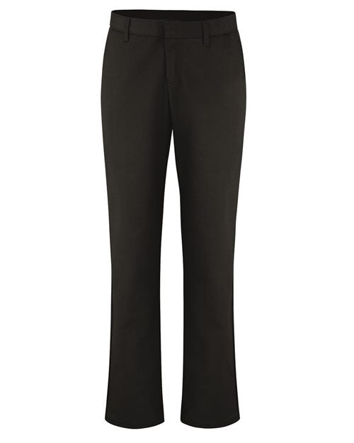 Custom Embroidered - Dickies - Women's Industrial Flat Front Pants - FP92