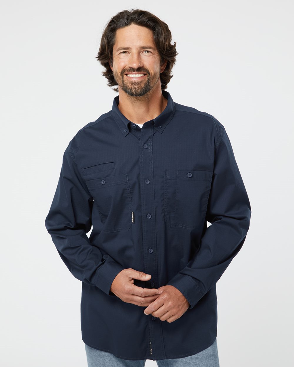 Custom Embroidery - DRI DUCK - Craftsman Woven Shirt - 4450