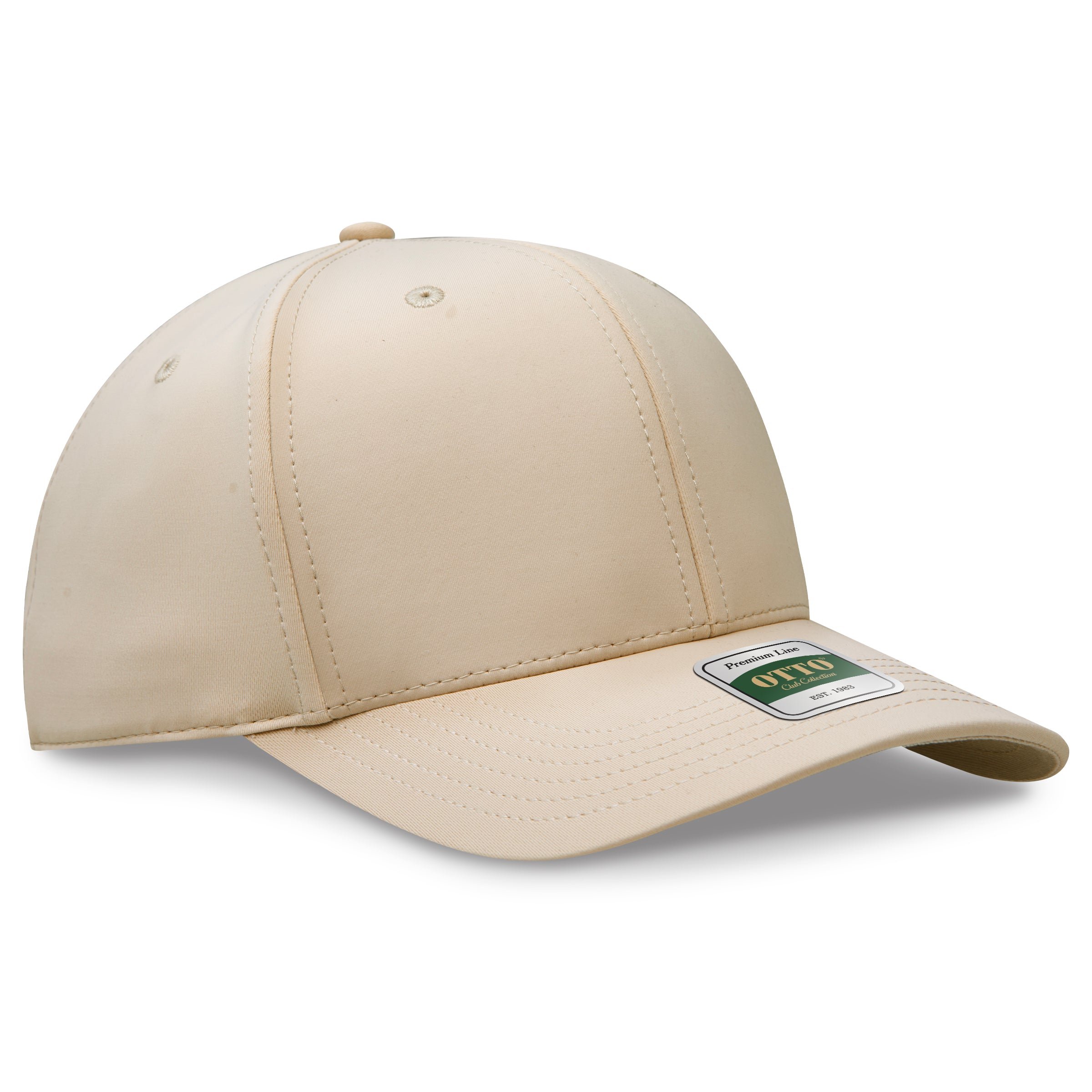 Custom Embroidered or DTF Printed - OTTO CAP® COMFY FIT® Club Collection 6 Panel Pro Style Cap