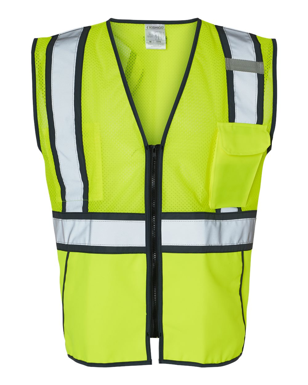 Custom Embroidery - Kishigo - Standard Contrast Vest - 1595-1598