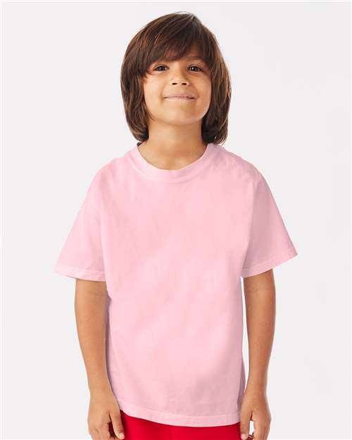 Custom Embroidered - ComfortWash by Hanes - Youth Garment-Dyed T-Shirt - GDH175