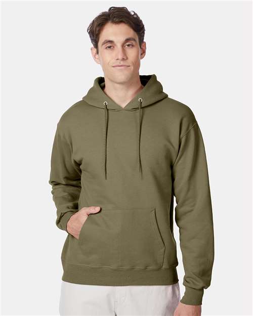 Custom Embroidered - Hanes - Unisex Ultimate Cotton® Hooded Sweatshirt - Oregano - F170