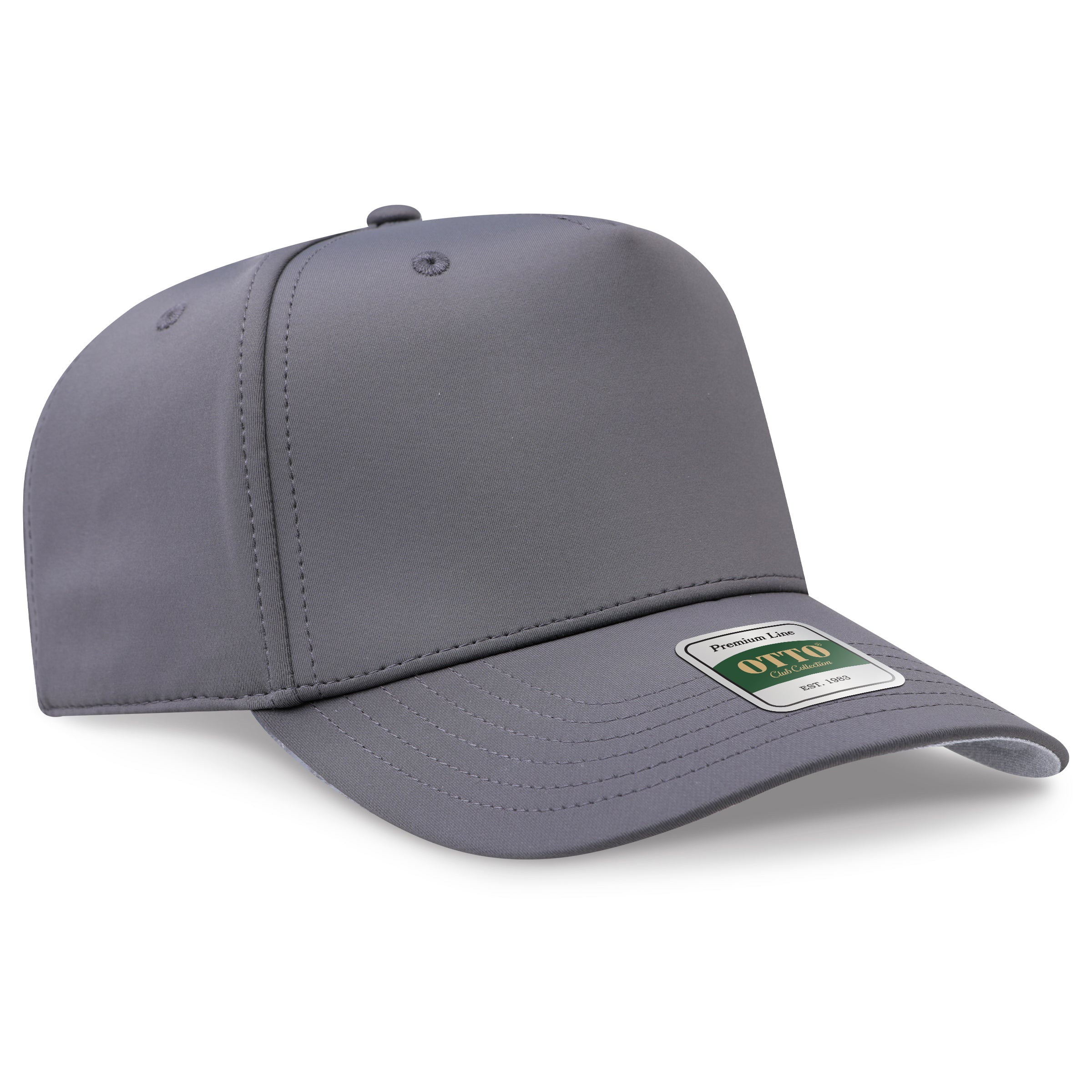Custom Embroidered or DTF Printed - OTTO CAP® COMFY FIT® Club Collection 5 Panel Mid Profile Cap