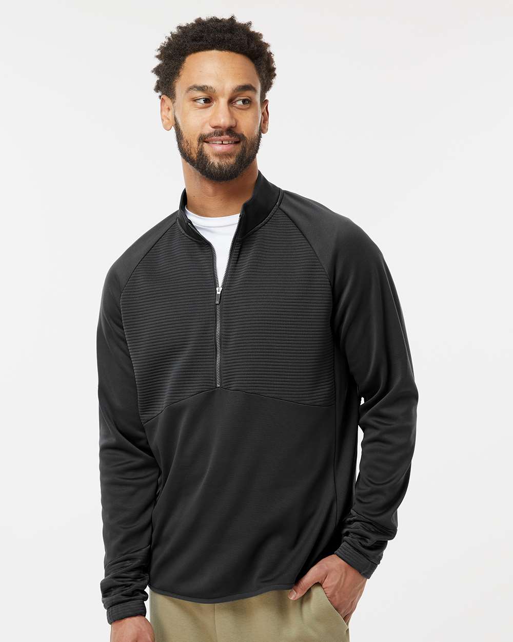 Custom Embroidery - Adidas - Quarter-Zip Pullover - A587