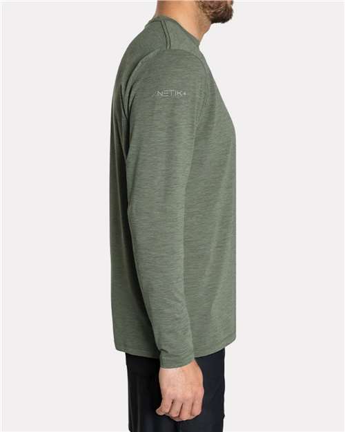 Custom Embroidered - ANETIK - Men's Low Pro Tech Long Sleeve T-Shirt - MVLPRL8