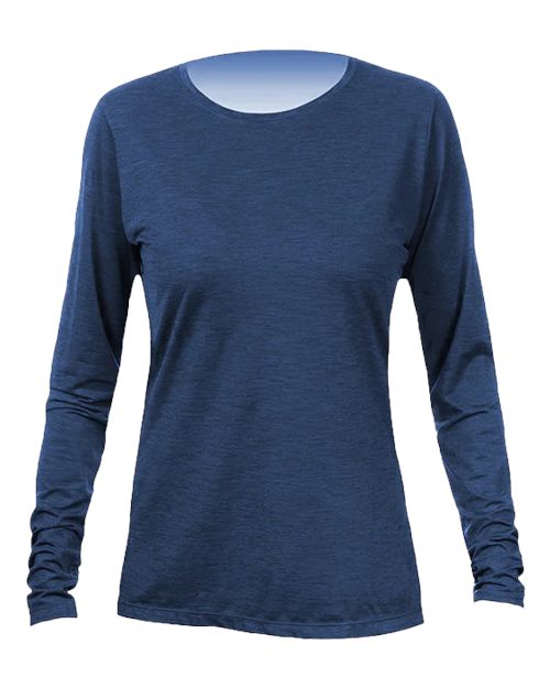 Custom Embroidered - ANETIK - Women's Breeze Tech Long Sleeve T-Shirt - WSBRZL0