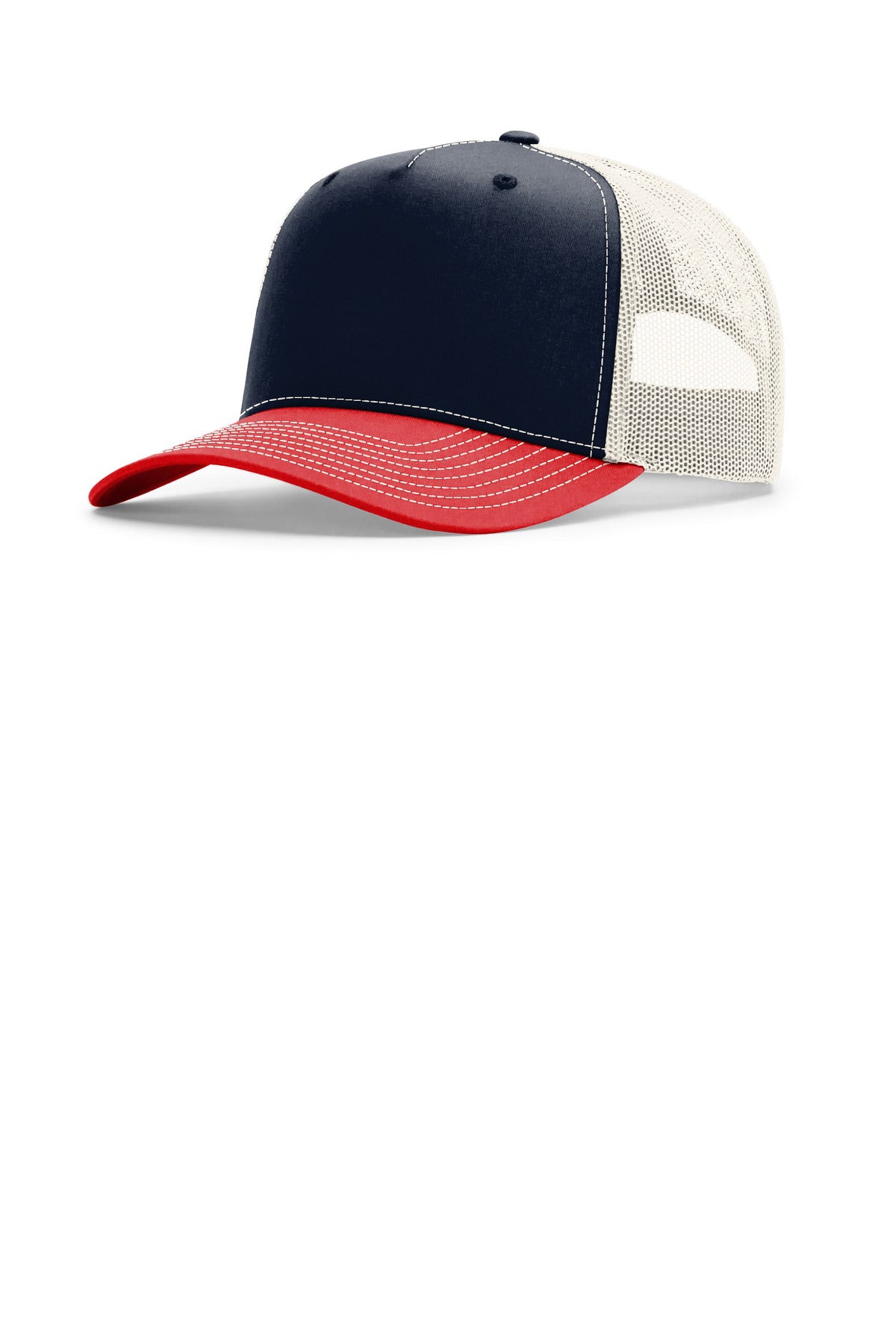 Custom Embroidery or DTF Print - Richardson Five-Panel Champ Trucker 112FPC