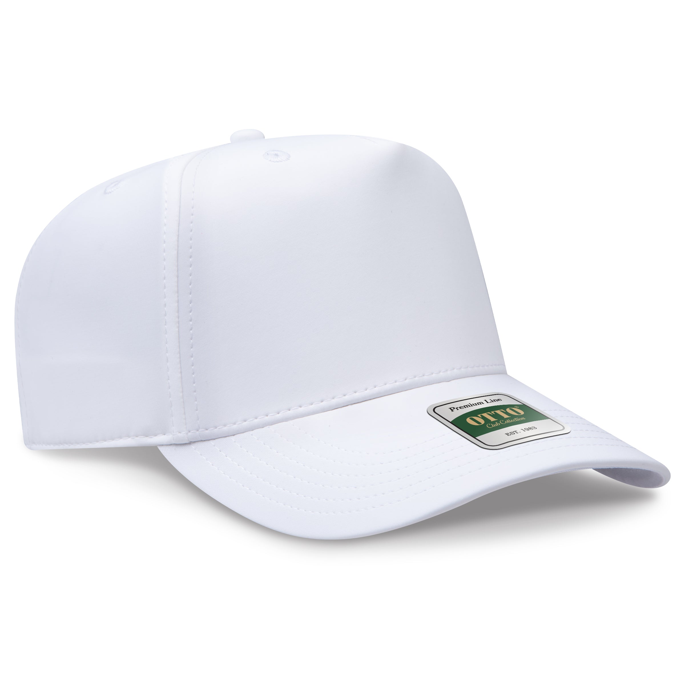 Custom Embroidered or DTF Printed - OTTO CAP® COMFY FIT® Club Collection 5 Panel Pro Style Cap