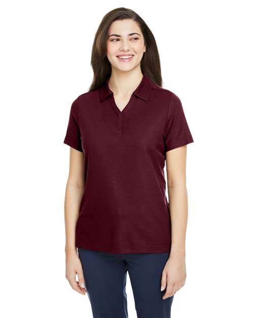 Custom Embroidered or DTF Printed - CORE365 - Women's Fusion ChromaSoft™ Pique Polo - CE112W