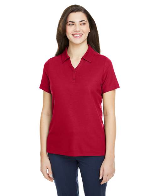 Custom Embroidered or DTF Printed - CORE365 - Women's Fusion ChromaSoft™ Pique Polo - CE112W