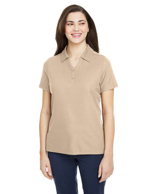 Custom Embroidered or DTF Printed - CORE365 - Women's Fusion ChromaSoft™ Pique Polo - CE112W