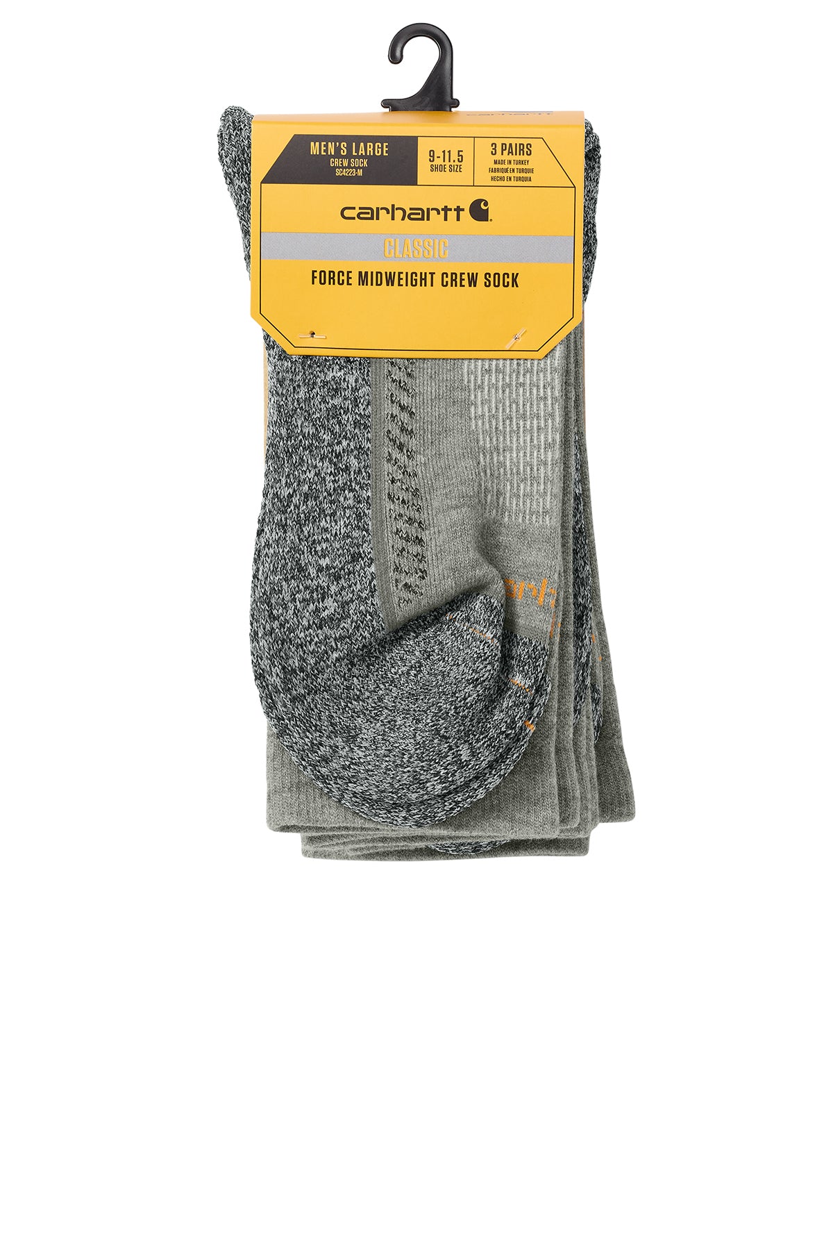 Carhartt Force© Midweight Crew Sock (3-Pack) CTSC4223