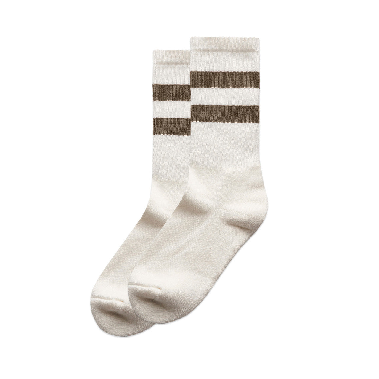 Custom Embroidered or DTF Printed - Relax Stripe Socks (2 Pairs) | 1210