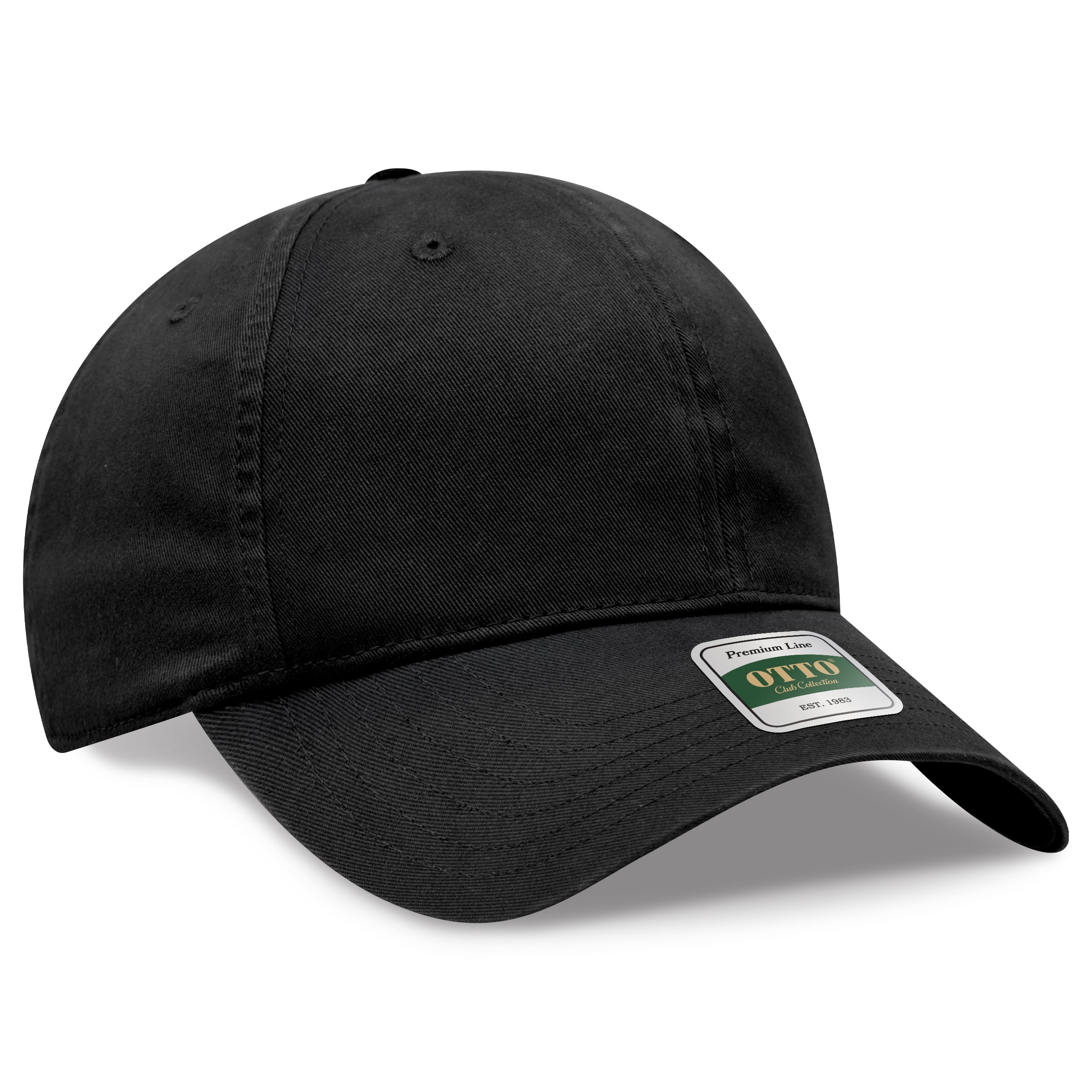 Custom Embroidered or DTF Printed - OTTO CAP® COMFY FIT® Club Collection 6 Panel Low Profile Dad Cap