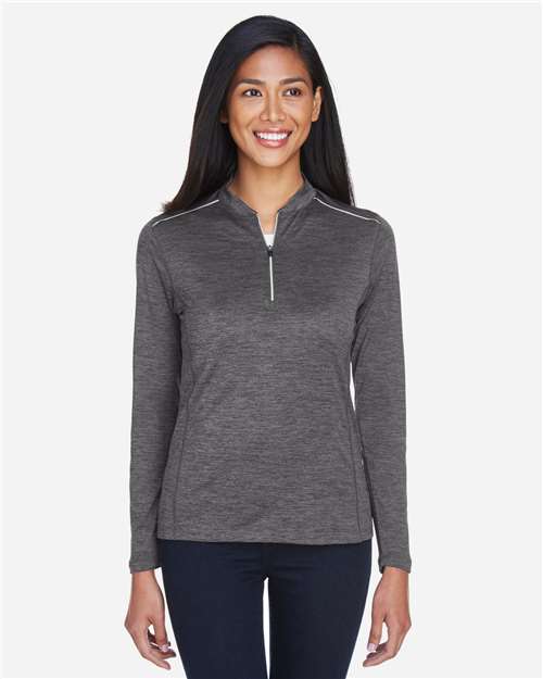 Custom Embroidered or DTF Printed - CORE365 - Women's Kinetic Performance Quarter-Zip Pullover - CE401W