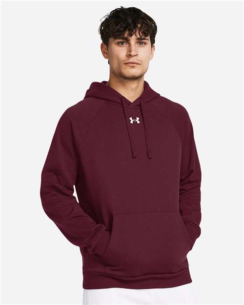 Custom Embroidered - Under Armour - Men's Rival Fleece Hooded Sweatshirt - 1379757