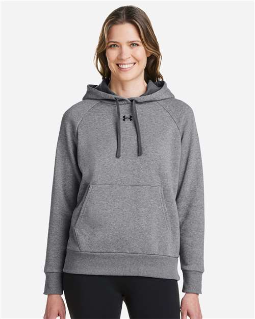 Custom Embroidered - Under Armour - Women's Rival Fleece Hooded Sweatshirt - 1379500