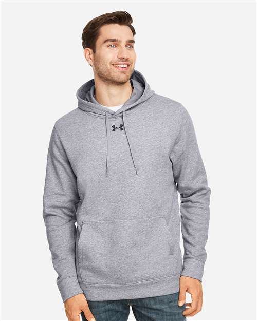 Custom Embroidered - Under Armour - Men's Hustle Hooded Sweatshirt - 1300123