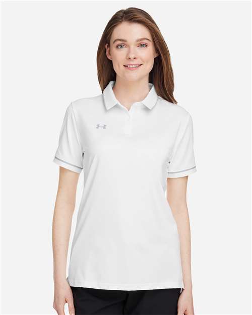 Custom Embroidered - Under Armour - Women's Tipped Teams Performance Polo - 1376905