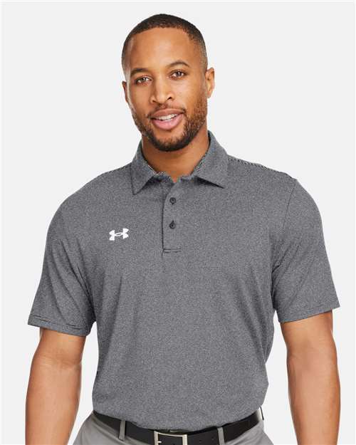 Custom Embroidered - Under Armour - Men's Destin Drive "UA Playoff Team Stripe" Performance Polo - 1389853