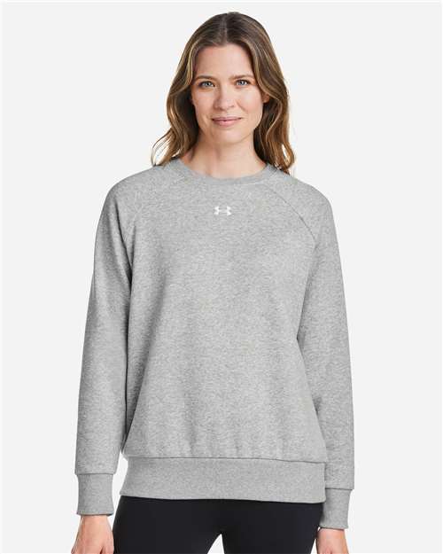 Custom Embroidered - Under Armour - Women's Rival Fleece Crewneck Sweatshirt - 1379508