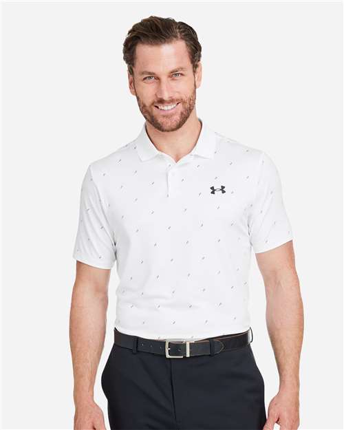 Custom Embroidered - Under Armour - Men's 3.0 Printed Performance Polo - 1377377