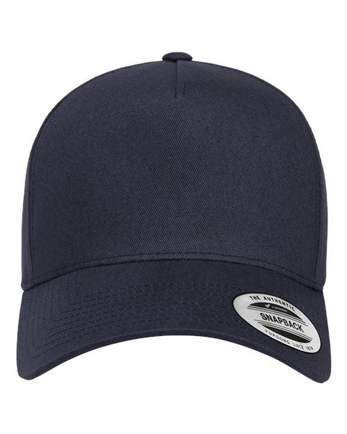 Custom Embroidered - YP Classics - Retro Cotton Blend Snapback Cap - 5079
