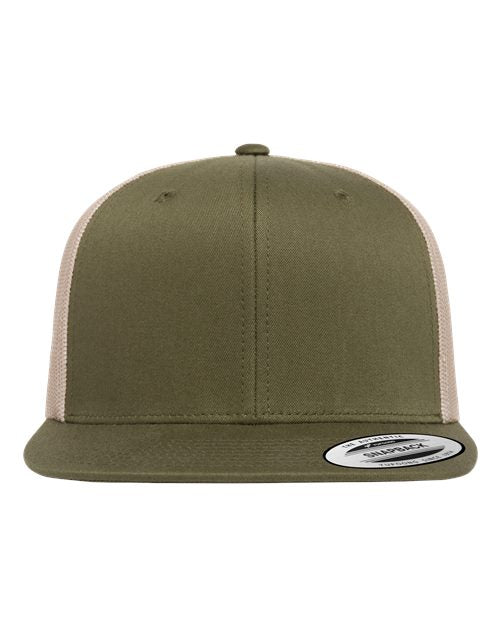 Custom Embroidered - YP Classics - Retro High Profile Trucker Cap - 6609