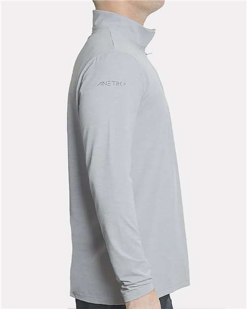 Custom Embroidered - ANETIK - Men's Low Pro Quarter-Zip Pullover - MVQTRL9