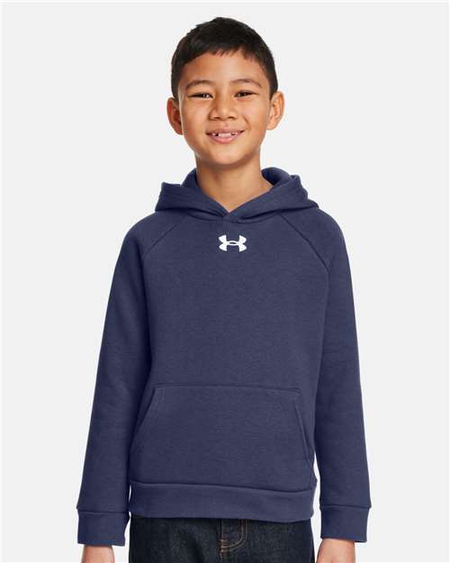 Custom Embroidered - Under Armour - Youth Rival Fleece Hooded Sweatshirt - 1379792