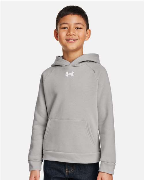 Custom Embroidered - Under Armour - Youth Rival Fleece Hooded Sweatshirt - 1379792