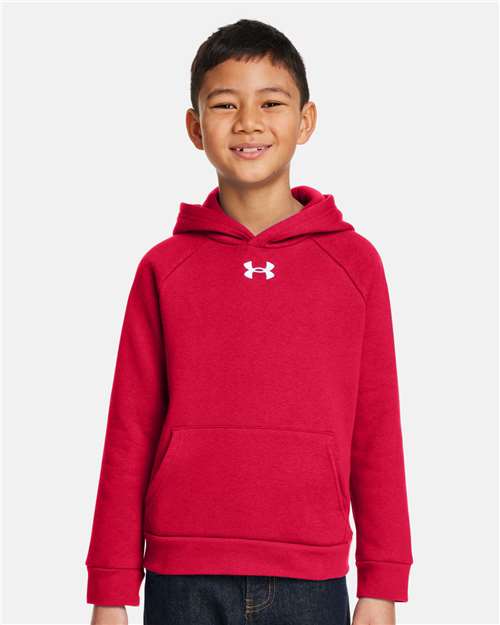 Custom Embroidered - Under Armour - Youth Rival Fleece Hooded Sweatshirt - 1379792