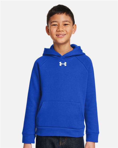 Custom Embroidered - Under Armour - Youth Rival Fleece Hooded Sweatshirt - 1379792