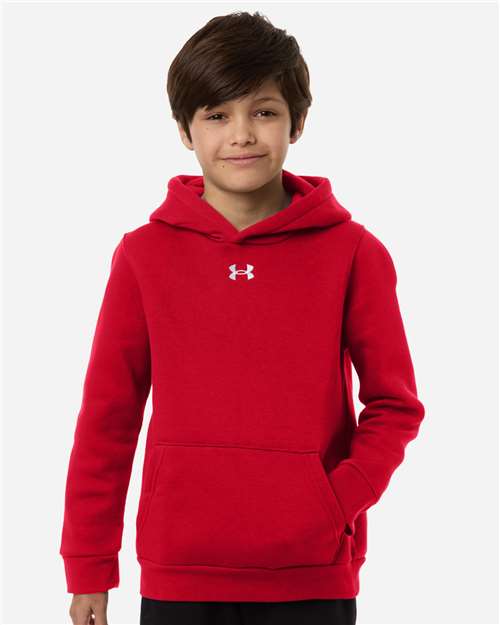 Custom Embroidered - Under Armour - Youth Team Icon Fleece Hooded Sweatshirt - 6014162
