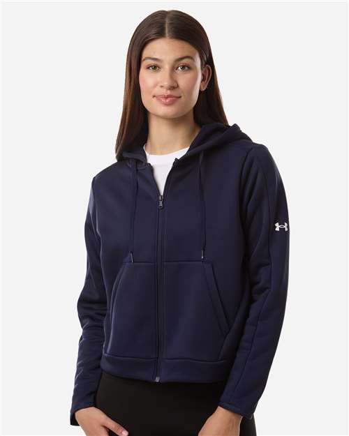 Custom Embroidered - Under Armour - Women's Armour Fleece Pro Hooded Full-Zip - 6010941
