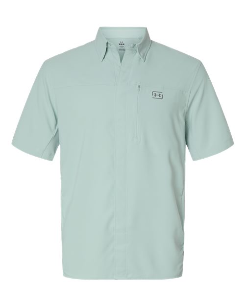 Custom Embroidered - Under Armour - Men's Fish Pro Hybrid Woven Short Sleeve Shirt - 1383571