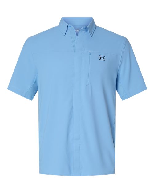 Custom Embroidered - Under Armour - Men's Fish Pro Hybrid Woven Short Sleeve Shirt - 1383571