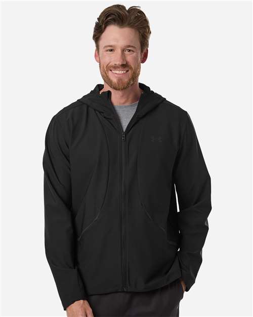Custom Embroidered - Under Armour - Men's Unstoppable Woven Full-Zip Jacket - 6014621