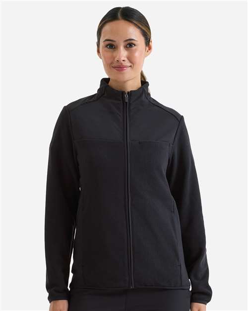 Custom Embroidered or DTF Printed - Onna - Women's Agility Panelled Fleece Full-Zip Jacket - NN802