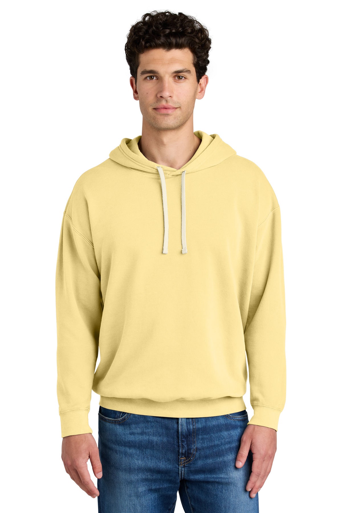 Custom Embroidery or DTF Print - Comfort Colors ® Lightweight Hooded Sweatshirt 1467