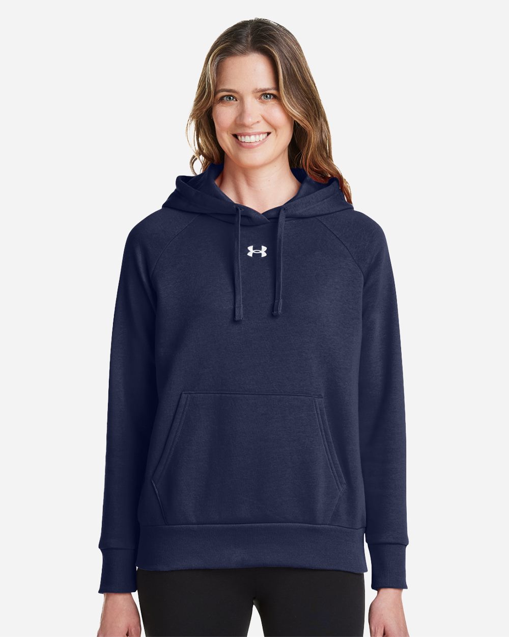 Custom Embroidered - Under Armour - Women's Rival Fleece Hooded Sweatshirt - 1379500