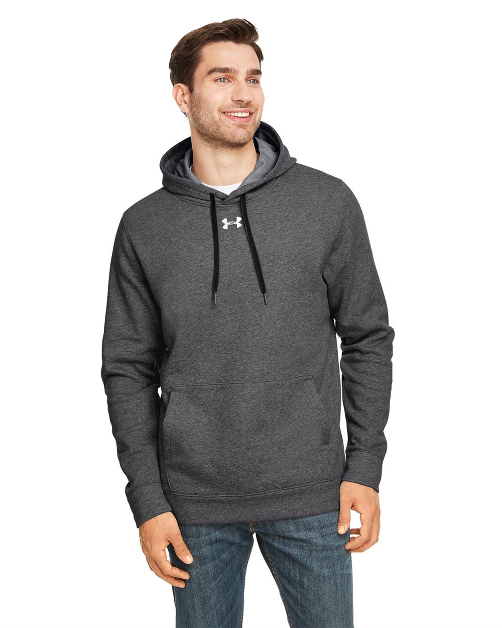Custom Embroidered - Under Armour - Men's Hustle Hooded Sweatshirt - 1300123