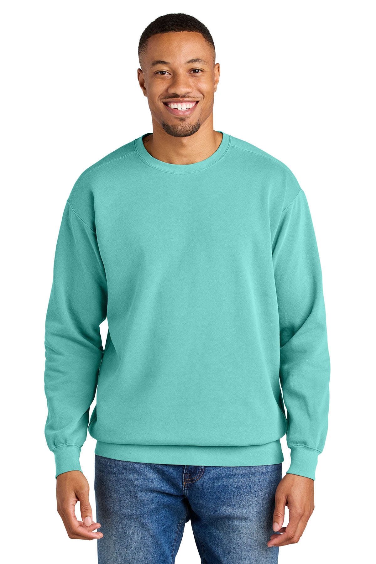 Custom Embroidery or DTF Print - COMFORT COLORS ® Ring Spun Crewneck Sweatshirt. 1566