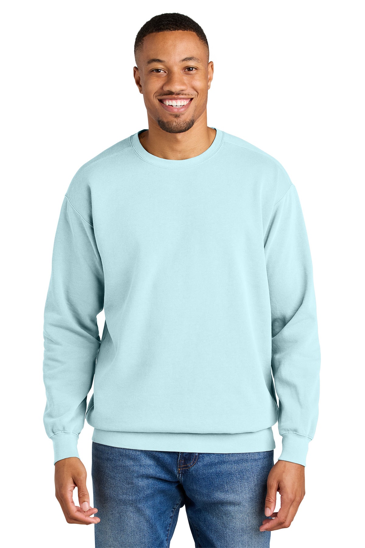 Custom Embroidery or DTF Print - COMFORT COLORS ® Ring Spun Crewneck Sweatshirt. 1566