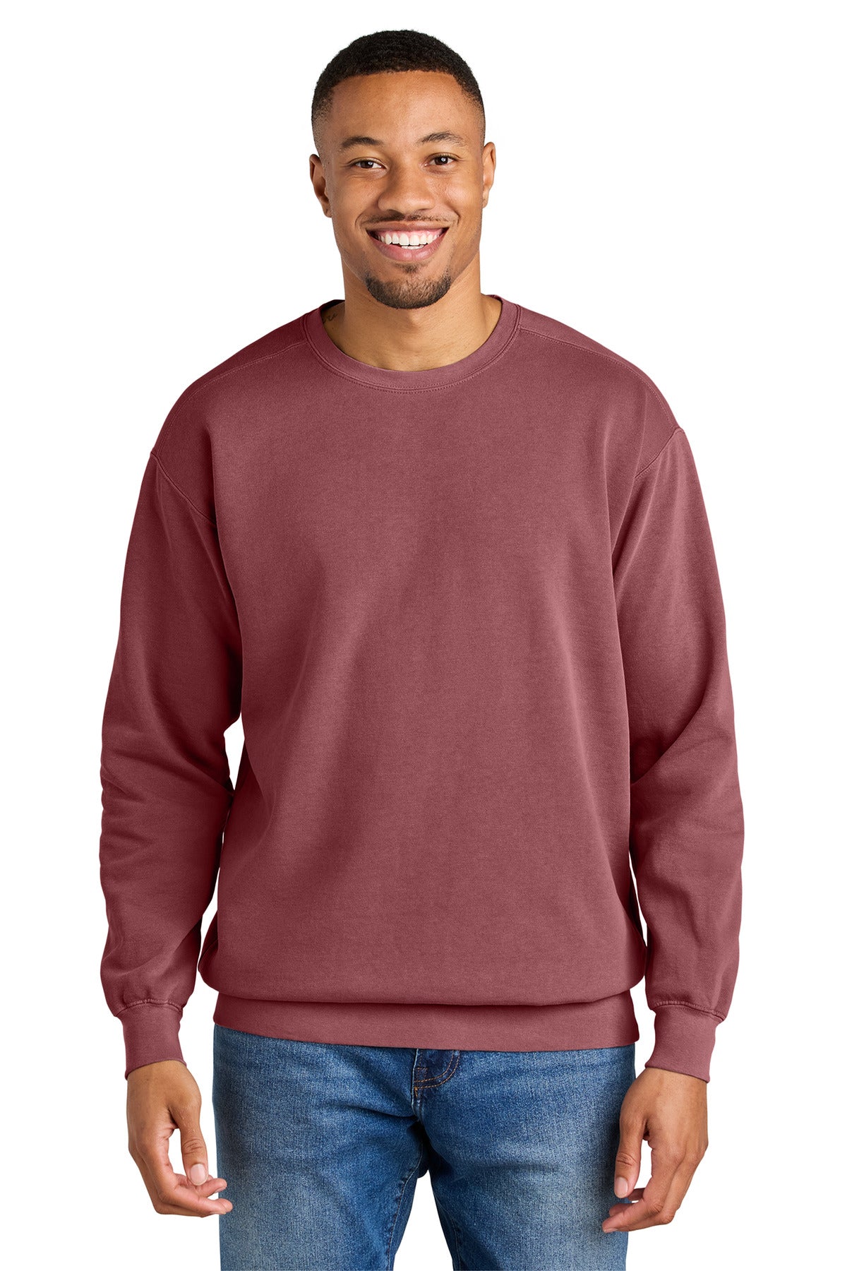 Custom Embroidery or DTF Print - COMFORT COLORS ® Ring Spun Crewneck Sweatshirt. 1566