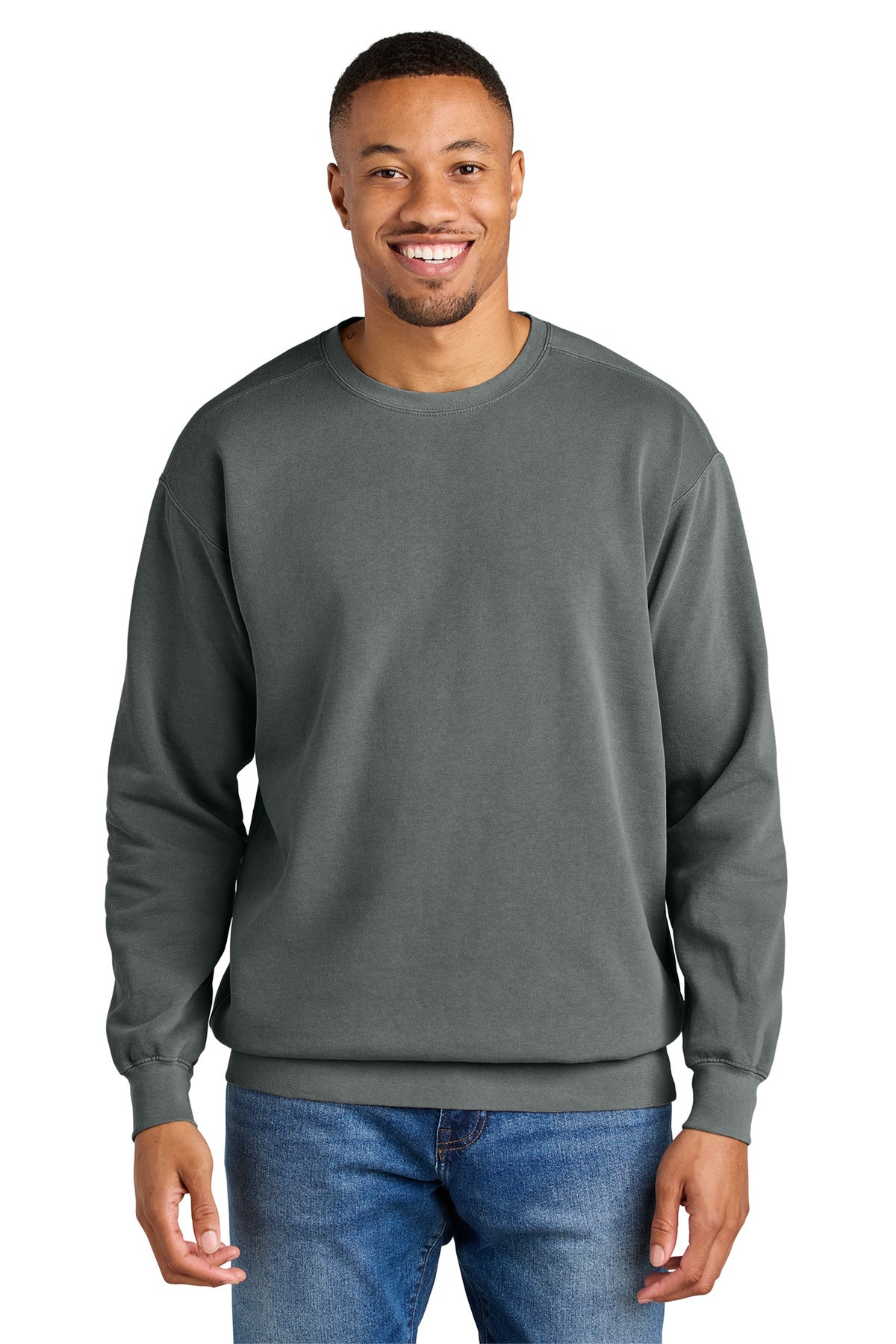 Custom Embroidery or DTF Print - COMFORT COLORS ® Ring Spun Crewneck Sweatshirt. 1566