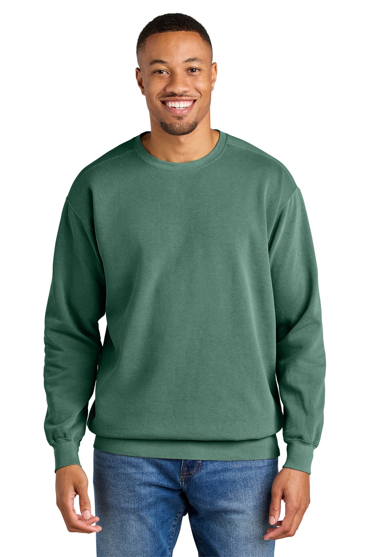 Custom Embroidery or DTF Print - COMFORT COLORS ® Ring Spun Crewneck Sweatshirt. 1566