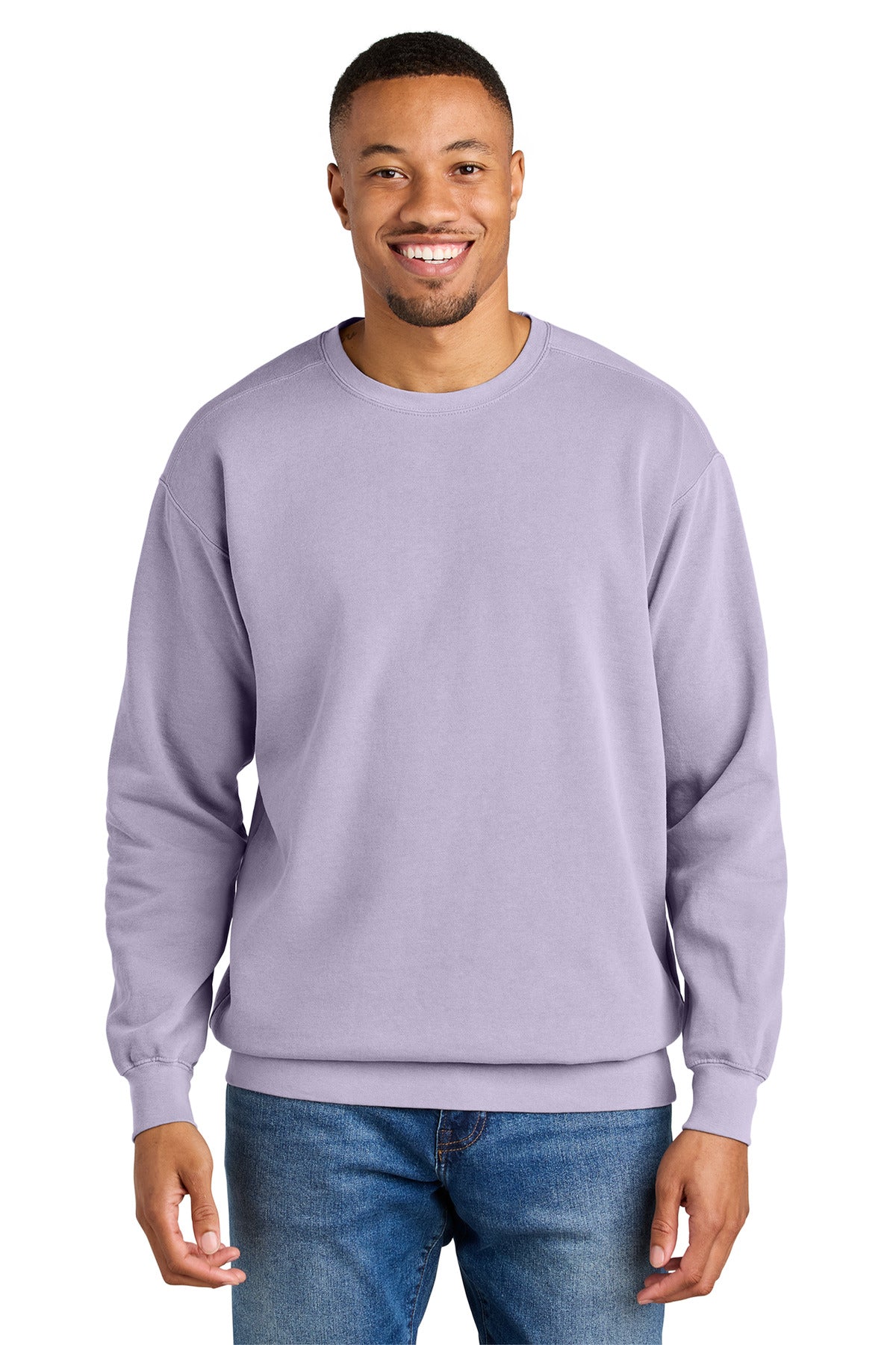 Custom Embroidery or DTF Print - COMFORT COLORS ® Ring Spun Crewneck Sweatshirt. 1566