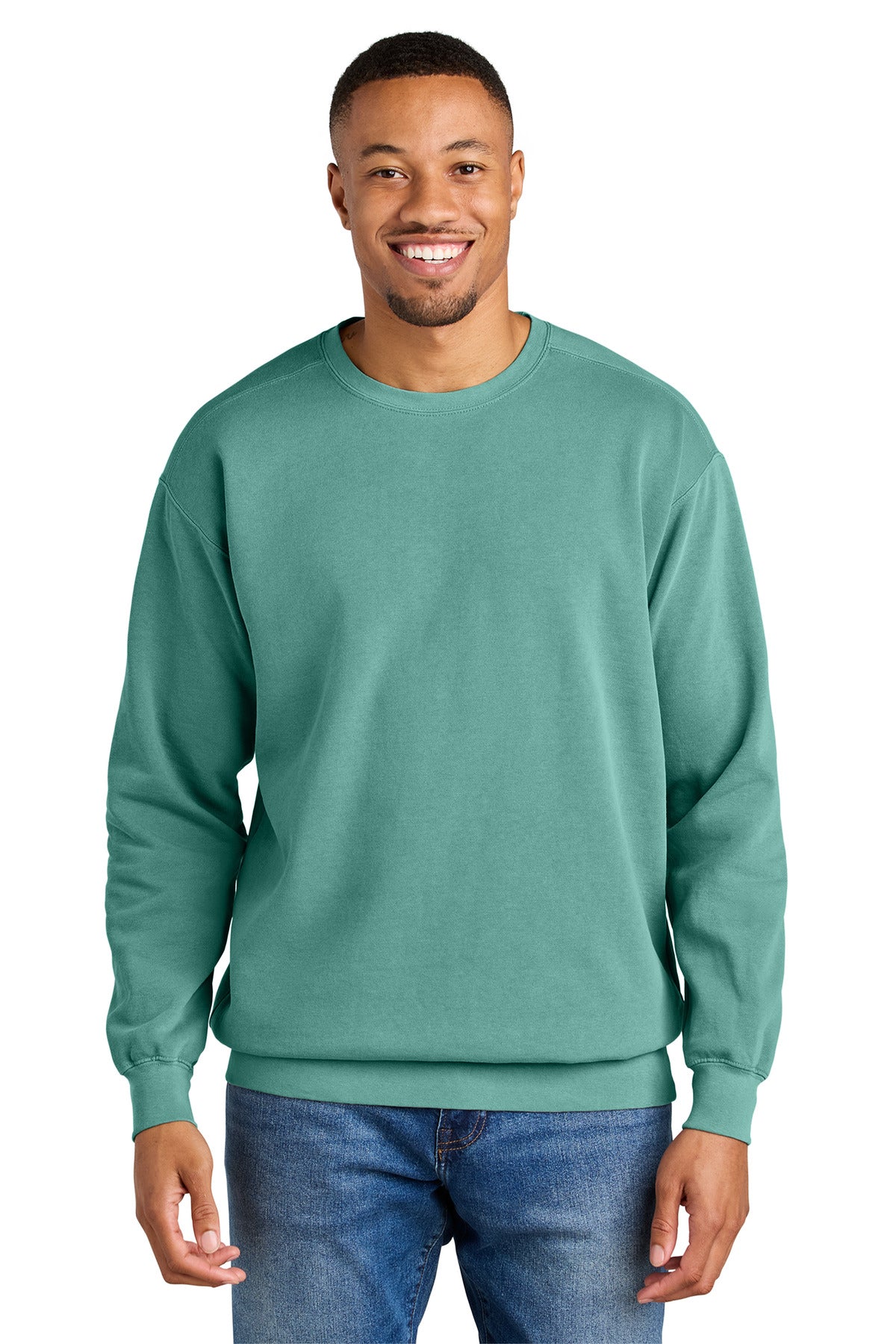 Custom Embroidery or DTF Print - COMFORT COLORS ® Ring Spun Crewneck Sweatshirt. 1566